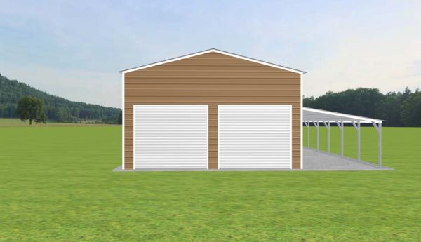 Garage with Lean To 22 x 30 x 12 - Image 3