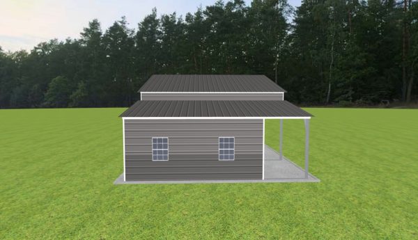 Carport with Storage 28 x 20 x 10 - Image 3