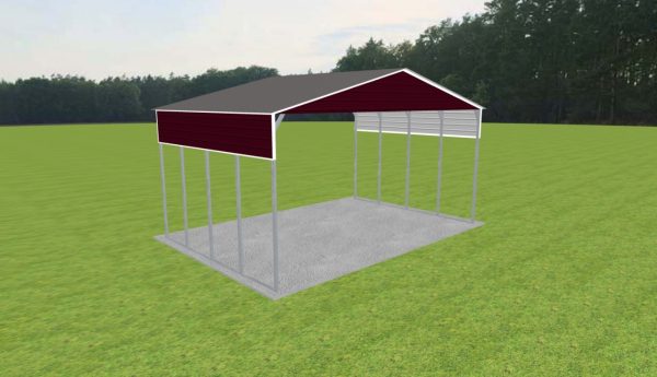 3 Car Carport 30 x 20 x 14