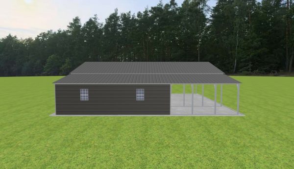 Carport with Storage 28 x 40 x 9 - Image 3