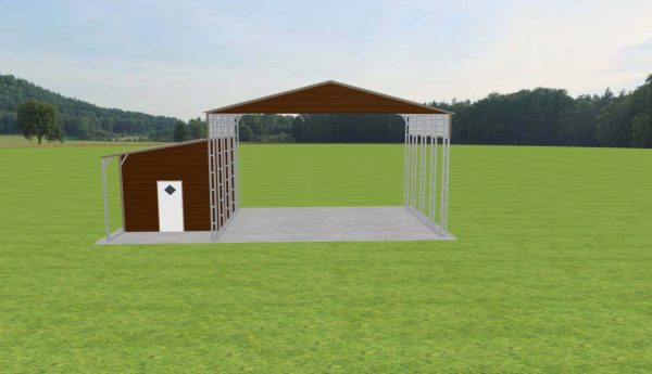 Carport with Storage 28 x 20 x 15 - Image 2