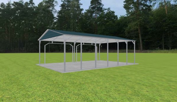 2 Car Carport 20 x 30 x 9 - Image 5