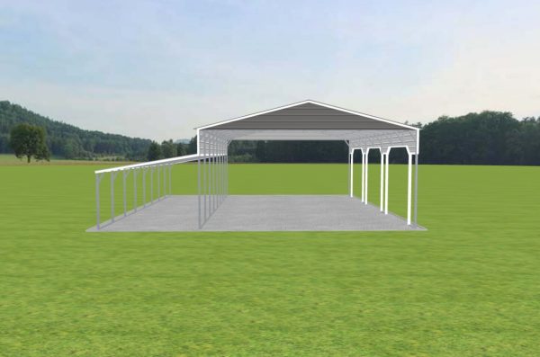 3 Car Carport 26 x 40 x 12 - Image 4