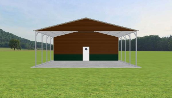 Carport with Storage 30 x 25 x 11 - Image 2