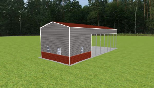 Carport with Storage 18 x 50 x 14 - Image 4