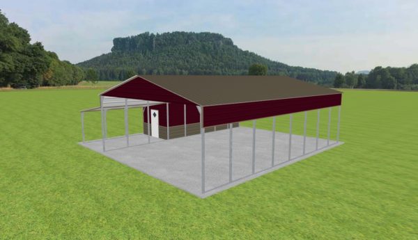 Carport with Storage 28 x 40 x 11 - Image 4