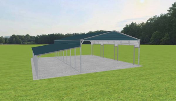 3 Car Carport 24 x 40 x 10