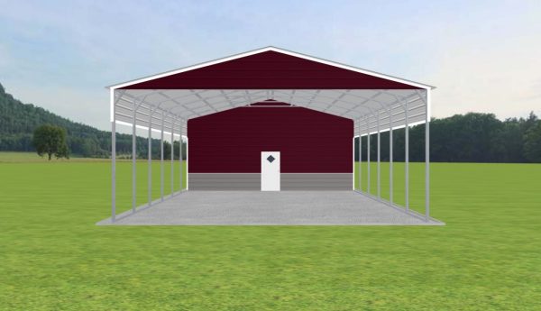 Carport with Storage 28 x 40 x 12 - Image 2