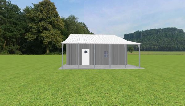 Garage with Lean To 48 x 25 x 10 - Image 2