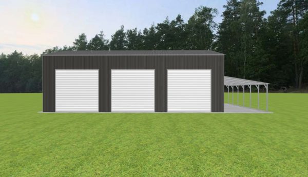 Garage with Lean To 32 x 50 x 16 - Image 4