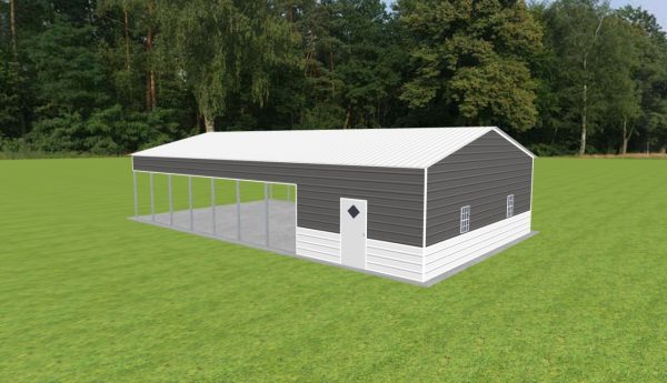 Carport with Storage 28 x 50 x 10 - Image 3