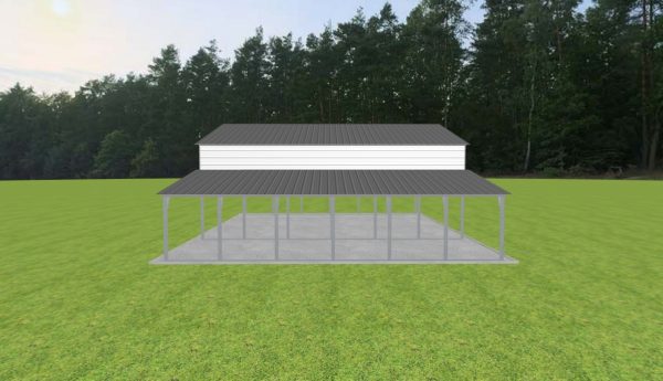 3 Car Carport 28 x 30 x 11 - Image 4