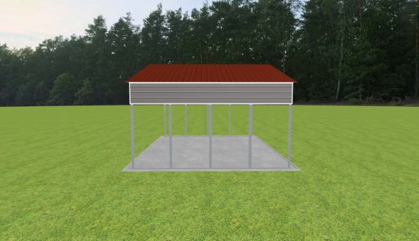 3 Car Carport 30 x 20 x 11 - Image 3