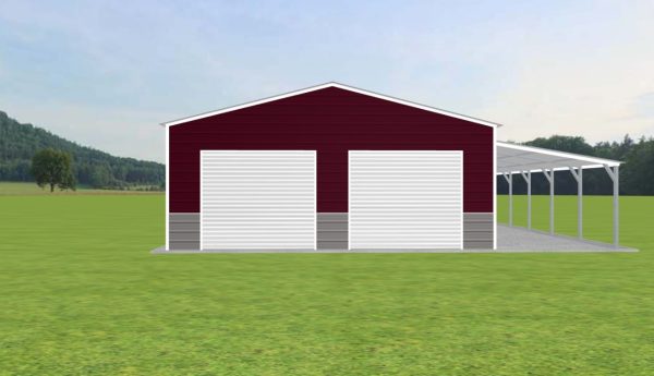 Garage with Lean To 26 x 40 x 10 - Image 3