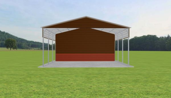 Carport with Storage 24 x 20 x 11 - Image 2