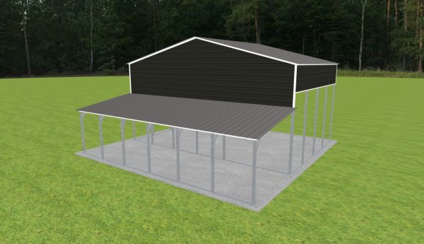 3 Car Carport 30 x 20 x 14 - Image 2