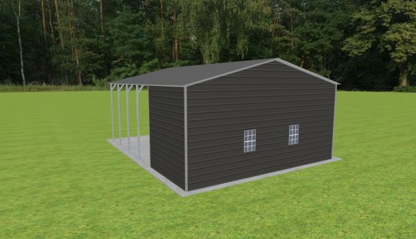 Carport with Storage 24 x 30 x 11 - Image 3