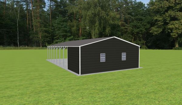 Carport with Storage 24 x 45 x 8 - Image 4