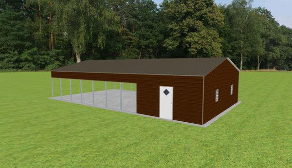 Carport with Storage 28 x 50 x 9 - Image 3