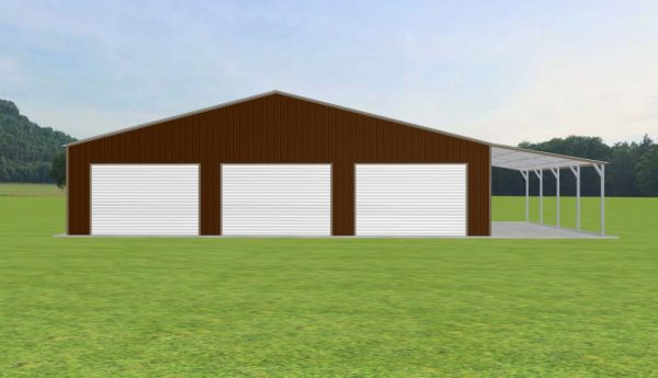 Garage with Lean To 46 x 20 x 10 - Image 2