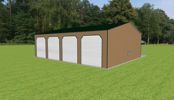 Garage with Lean To 46 x 60 x 16 - Image 3