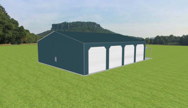 Garage with Lean To 48 x 60 x 14 - Image 3