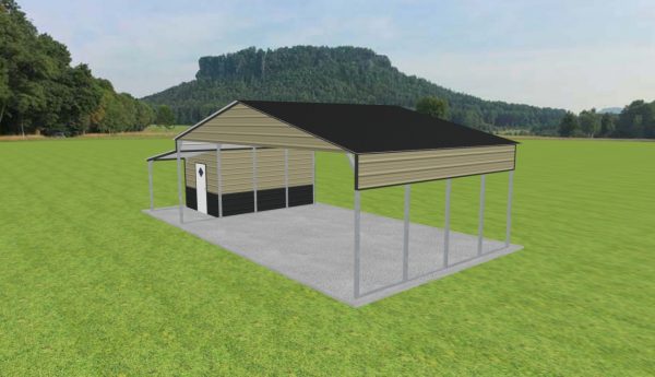 Carport with Storage 30 x 20 x 10 - Image 4