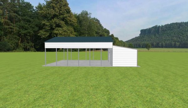 Carport with Storage 28 x 28 x 10 - Image 4