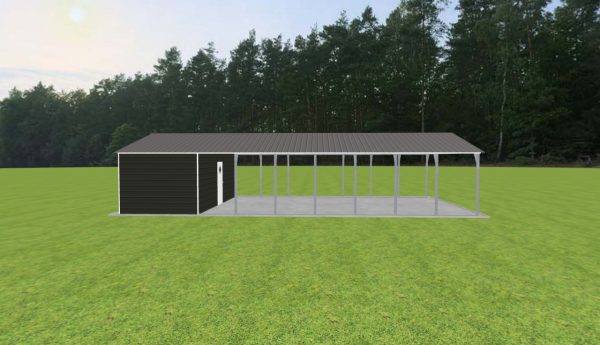 Carport with Storage 24 x 45 x 8 - Image 5