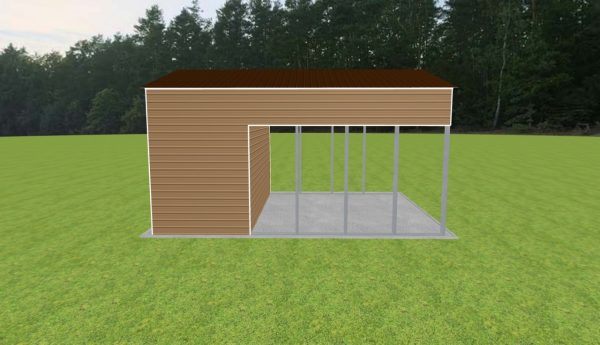 Carport with Storage 24 x 30 x 15 - Image 5