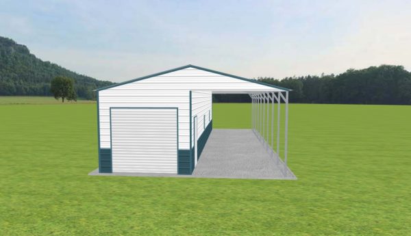 Carport with Storage 22 x 45 x 10 - Image 2