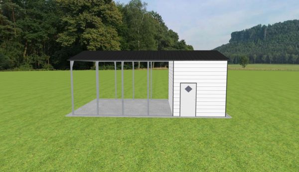 Carport with Storage 18 x 30 x 11 - Image 3