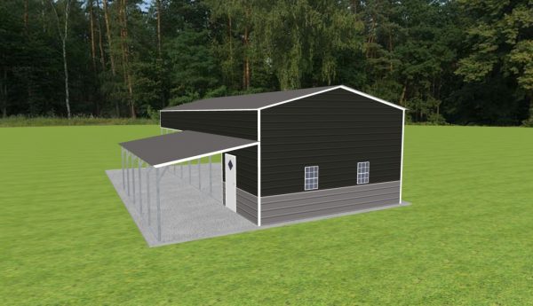 Carport with Storage 20 x 45 x 12 - Image 3