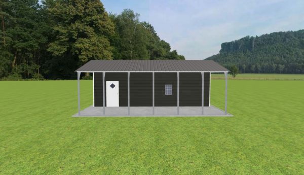 Carport with Storage 24 x 30 x 9 - Image 4