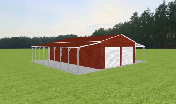 Garage with Lean To 24 x 40 x 10 - Image 4