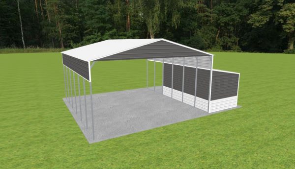 Carport with Storage 28 x 30 x 14 - Image 5