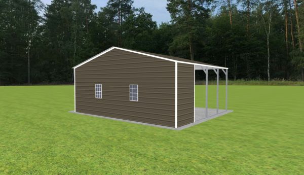 Carport with Storage 24 x 20 x 9 - Image 3