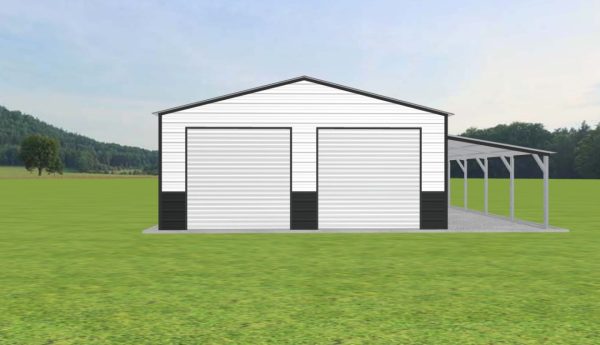 Garage with Lean To 22 x 30 x 9 - Image 3