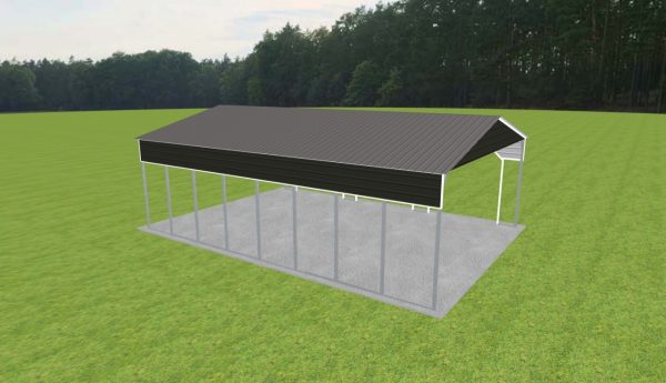 3 Car Carport 28 x 40 x 12 - Image 4